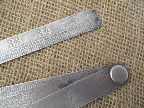 BenBoo Bid Only - Fine Vintage General Hardware Mfg.Co 36" Three Fold Metal Ruler And Two