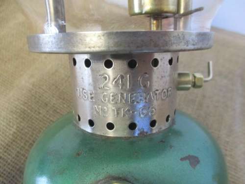Rare Vintage Coleman 241G No TK-66 "Sunshine Of The Night" Kerosene Lantern      Made In Canada