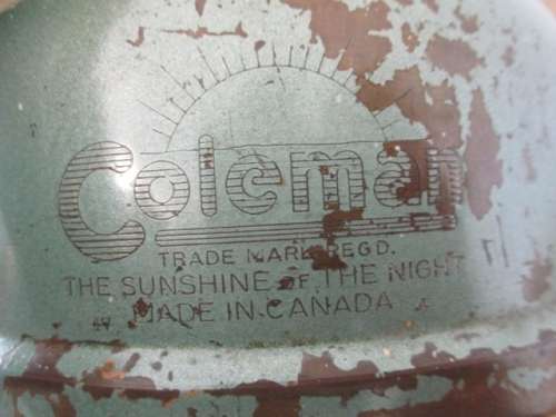 Extremly Rare Antique/Vintage Coleman Model 158 Kerosene Lantern     Canada      Approx 1948
