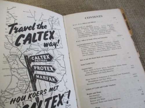 Very Old Antique/Vintage Suid Afrika/South Africa No 59241 AA Badge & RAC SA. Route Book