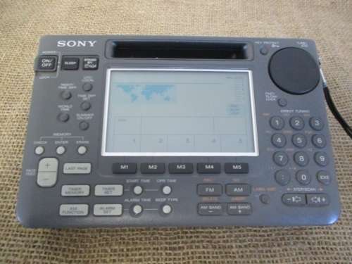 Rare Vintage LW/MW/SW/FM Stereo Sony World Band Receiver ICF - SW55