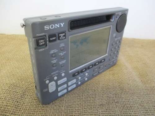 Rare Vintage LW/MW/SW/FM Stereo Sony World Band Receiver ICF - SW55