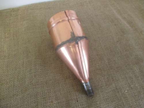 Nice Sturdy Vintage Solid Copper Funnel