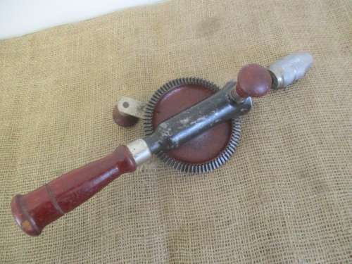 Beautiful Vintage No 40 Mit-A-Mit Hand Drill    By Silex Tools   Made In Australia