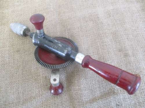 Beautiful Vintage No 40 Mit-A-Mit Hand Drill    By Silex Tools   Made In Australia