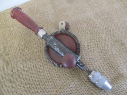 Beautiful Vintage No 40 Mit-A-Mit Hand Drill    By Silex Tools   Made In Australia
