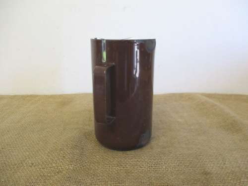 Nice Vintage Heavy Duty Old Fashioned Enamel Beaker