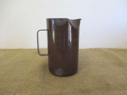 Nice Vintage Heavy Duty Old Fashioned Enamel Beaker