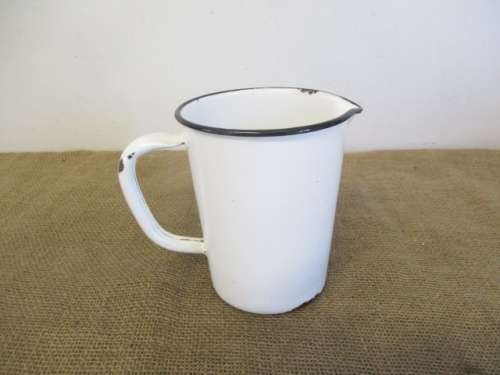 Pure Vintage Old Fashioned Enamel 32ounces/1000cc or 1000grams Measuring Jug