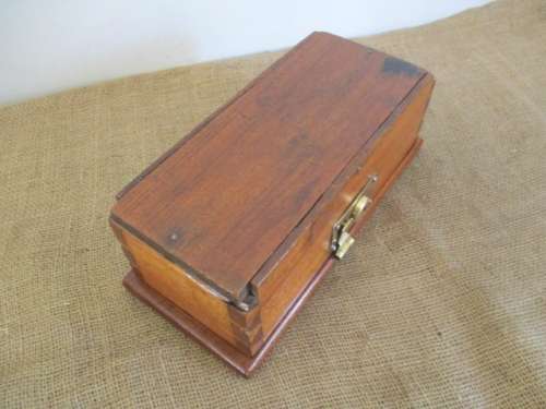 Characterful And Charming Vintage Hand Made Wooden Box With Dovetail Joints