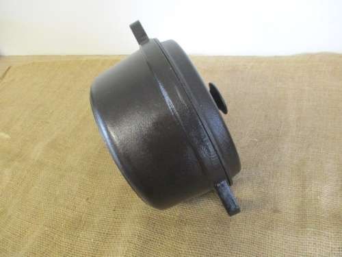 This One Is Forever......Top Notch Quality......Superb Cast Iron Flat Bottom Pot With A Good Depth