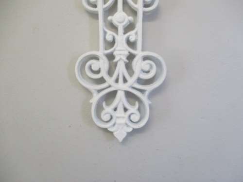 Very Pretty Vintage Cast Iron Wall Hanging Cross