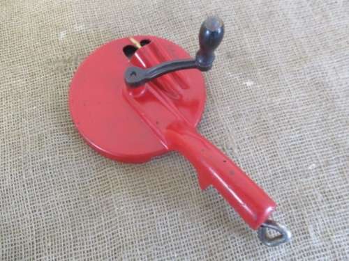 Lovely Vintage Twin Feeder Cast Iron Table Mount Bean Slicer