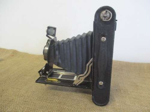 For VicMyb Bid Only - Antique Kodak No 3-A Folding Autographic Brownie Camera By Canadian