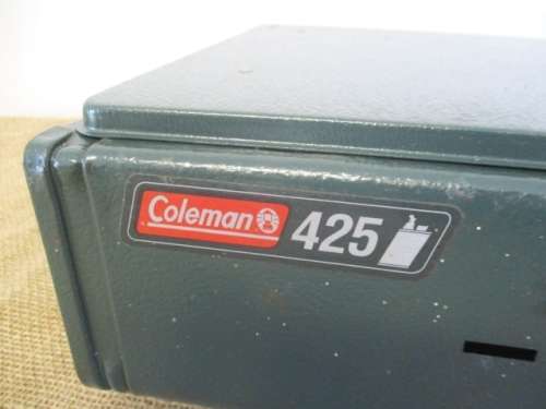 Very Rare Vintage Coleman 425 Two Burner Fuel Camping Stove       Approx 1999