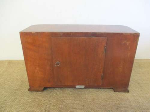 Very Rare And Old Vintage Mantle Clock With Winding Up Key                      Approx 1930`s