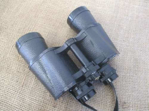 A Fine Vintage Super Zenith 10 X 50 Field 5.5 Binocular In Original Case