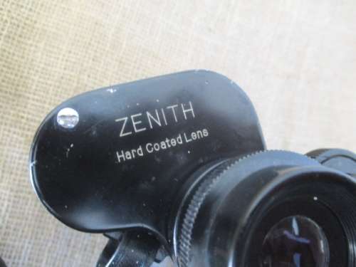 A Fine Vintage Super Zenith 10 X 50 Field 5.5 Binocular In Original Case
