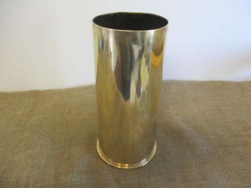 Exceptionally Rare.....This Rare Vintage WWII 4.7in. MKS IX IX XII XII Guns Naval Brass Shell Casing