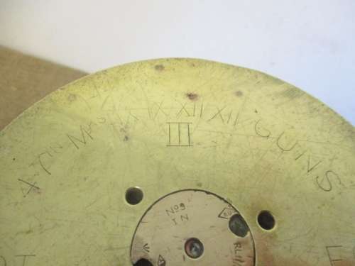 Exceptionally Rare.....This Rare Vintage WWII 4.7in. MKS IX IX XII XII Guns Naval Brass Shell Casing