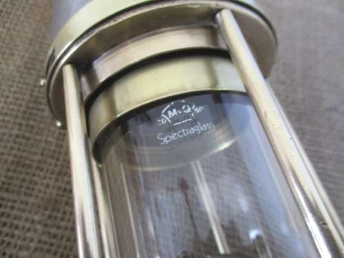 For Lorna`s Bid Only - An Outstanding Vintage Green & Sons Wolf G.M.E.F. No 1 Safety Lamp