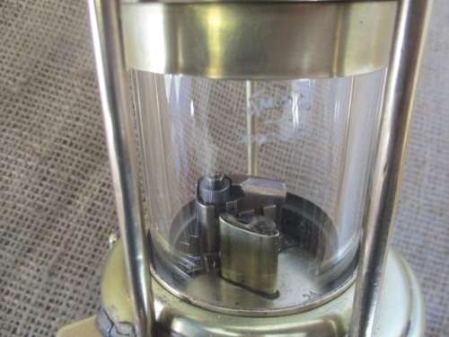 For Lorna`s Bid Only - An Outstanding Vintage Green & Sons Wolf G.M.E.F. No 1 Safety Lamp