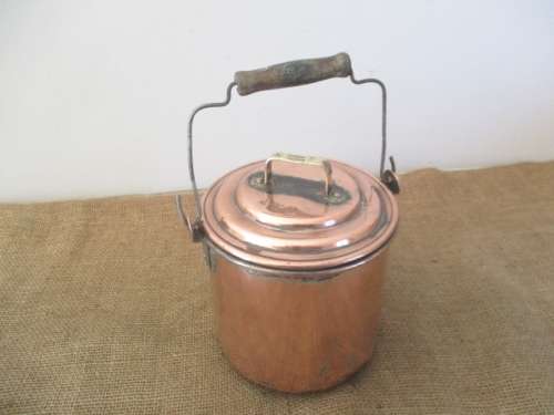 Wonderful Vintage Asian Kataekeyn Royteph N3 Copper & Brass Billy Can