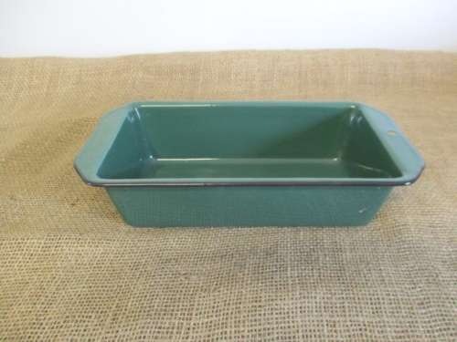 For Lorna`s Bid Only - Very Neat Old Fashioned Enamel Pie Dish