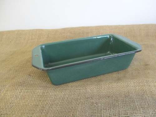 For Lorna`s Bid Only - Very Neat Old Fashioned Enamel Pie Dish
