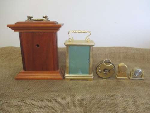 They Are Timeless....Nice Collection Of Various Vintage Quartz Carriage Clocks For Repairs