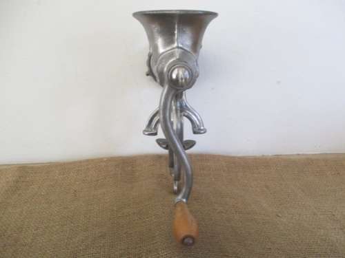 Very Beautiful And Complete Vintage Cast Iron No 10 Husqvarna Reliance Meat Mincer    Sweden