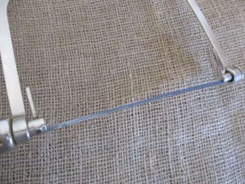 Nice 5 1/2 inch & Eclipse 12 inch Carpenter`s Deep Fret Coping Saws With Blades