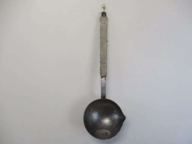 Genuine Vintage Heavy Duty Blacksmith`s Ladle