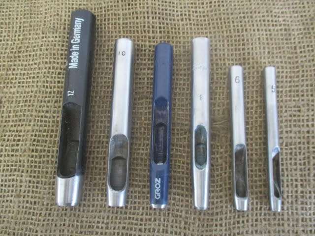 For Adam`s Bid Only -  A Collection Of Good Quality Old School Mixed Brand Leather Hollow Punches