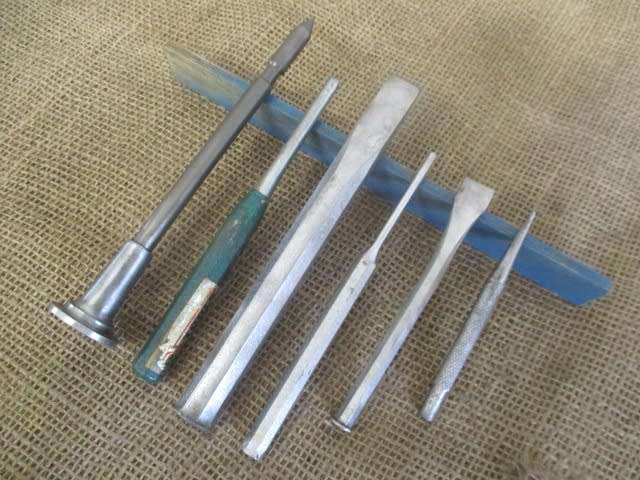 Great Collection Of Mostly Vintage Cold Chisels, Centre Punches & Pin Punches