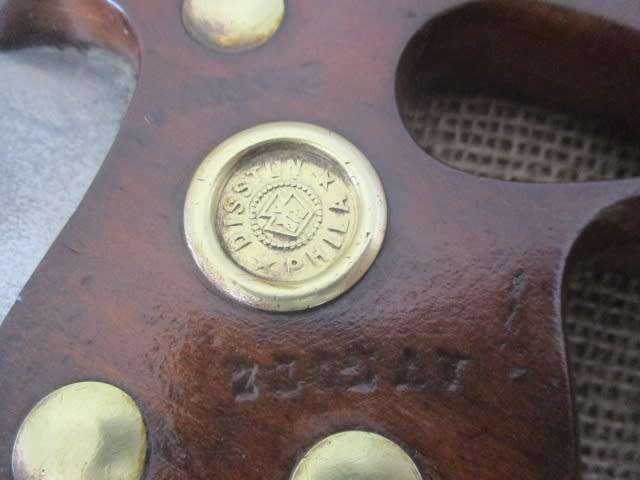For Jan Arnoldi Bid -Very Rare.......This Beautiful Vintage 26 inch Disston Phila Thumb Hole Handsaw