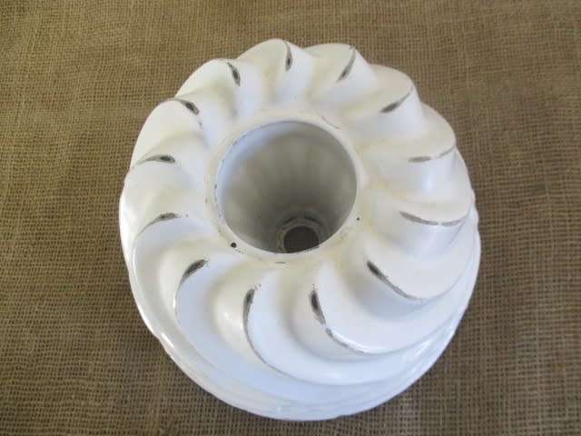 Rare Large Size Vintage Old Fashioned Enamel Jelly Mould