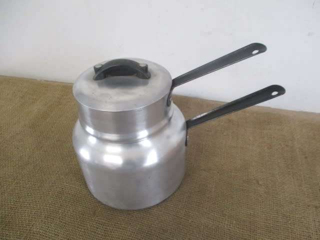 Nice Large Vintage Hart Aluminum Double Boiler
