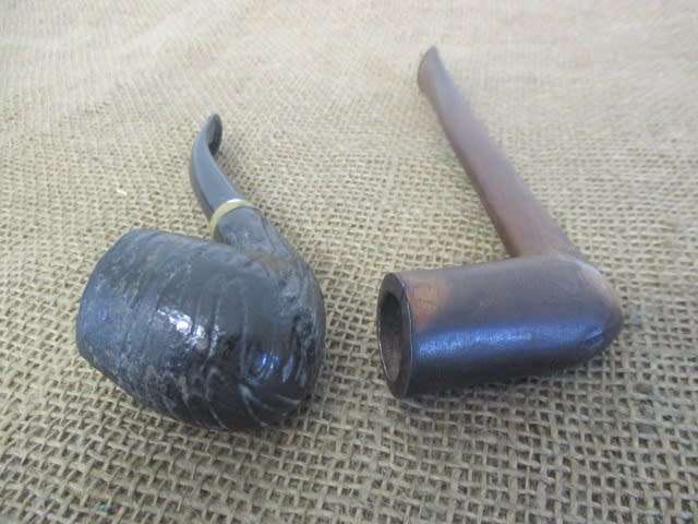 Two Interesting Vintage Smoking Pipes