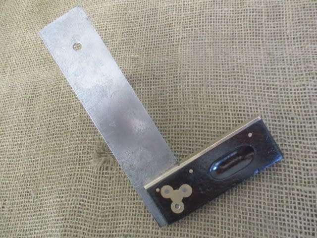 Vintage 6 inch Carpenter`s Try Square & 5 inch Engineer`s Square By Ahrems Goodline Germany
