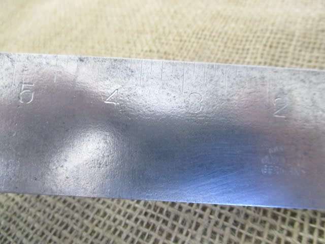 Vintage 6 inch Carpenter`s Try Square & 5 inch Engineer`s Square By Ahrems Goodline Germany