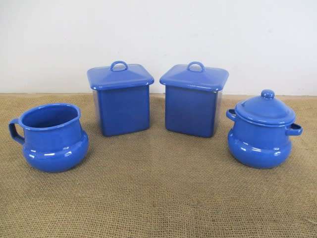 Real Spectacular And Genuine Enamel Four Piece Set