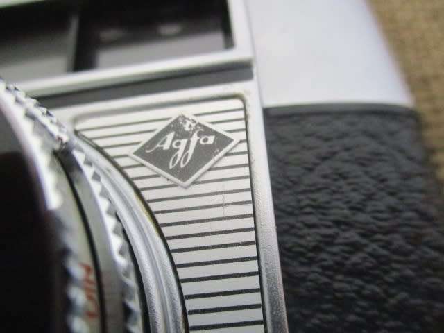Vintage Agfa Optima 1 Film Camera With Film And In Original Leather Pouch With Shoulder Strap