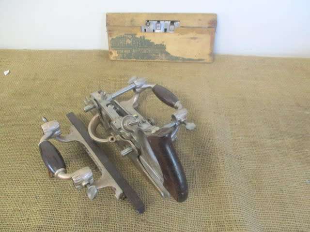 Vintage Stanley Sweetheart No 55 Universal Combination Plane With 13 Cutters   USA.