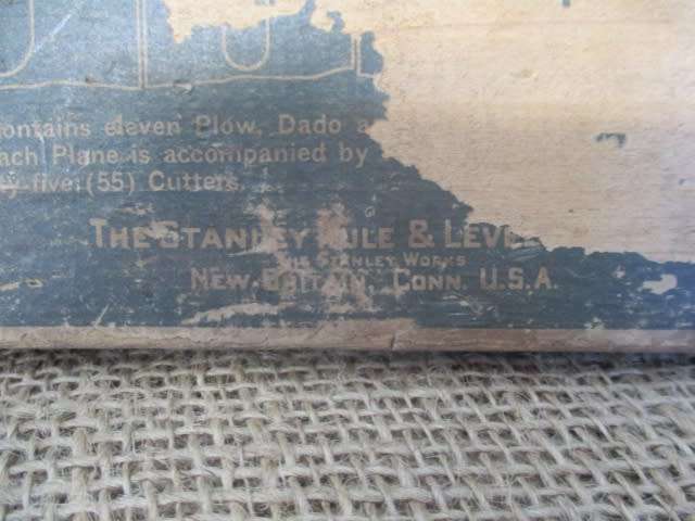 Vintage Stanley Sweetheart No 55 Universal Combination Plane With 13 Cutters   USA.