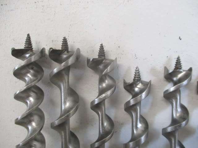 Rare Vintage Morrison Ltd Pigeon Brand Woodworking Drill Bit Set In Sleeve