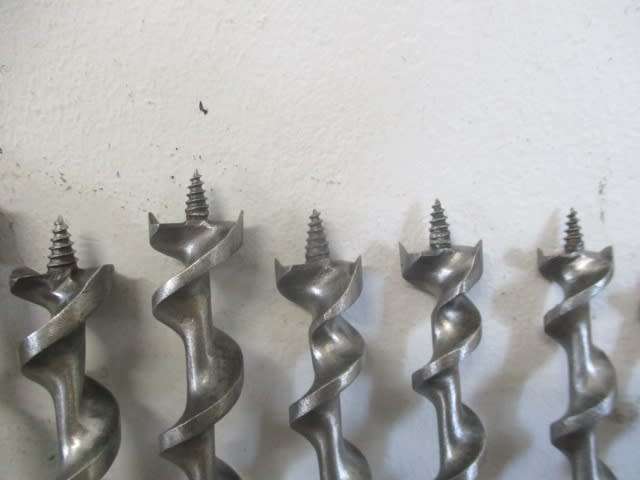 Rare Vintage Morrison Ltd Pigeon Brand Woodworking Drill Bit Set In Sleeve