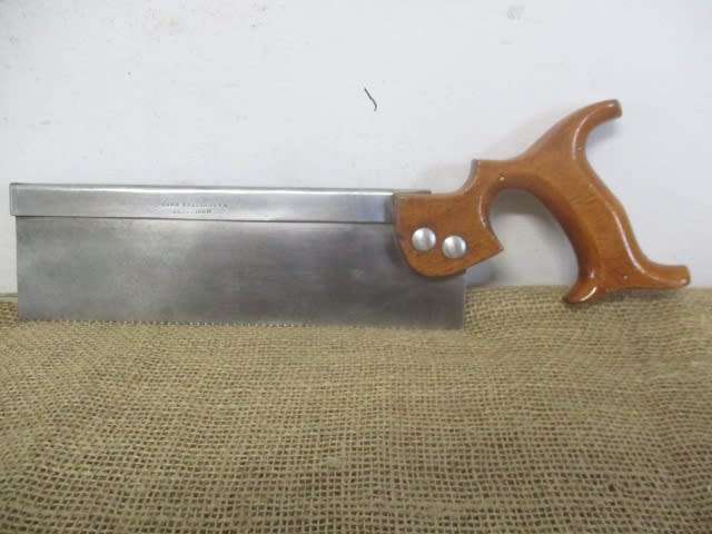 Rare Vintage John Bellingham 10` Carpenter`s Tenon Saw          Sheffield
