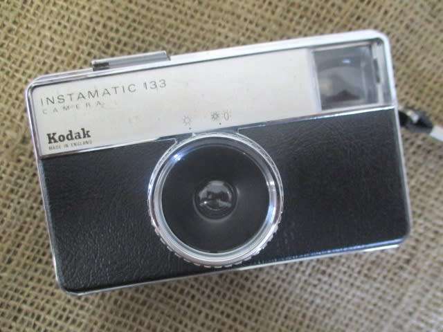 Vintage Kodak Instamatic 133 [1968] And Kodak Instamatic 255X [1971 - 1977] Cameras         England