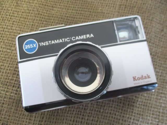 Vintage Kodak Instamatic 133 [1968] And Kodak Instamatic 255X [1971 - 1977] Cameras         England